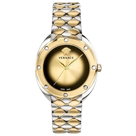 versace vebm00518|Versace Shadov 2Tone Metal Watch For Women VEBM00518.